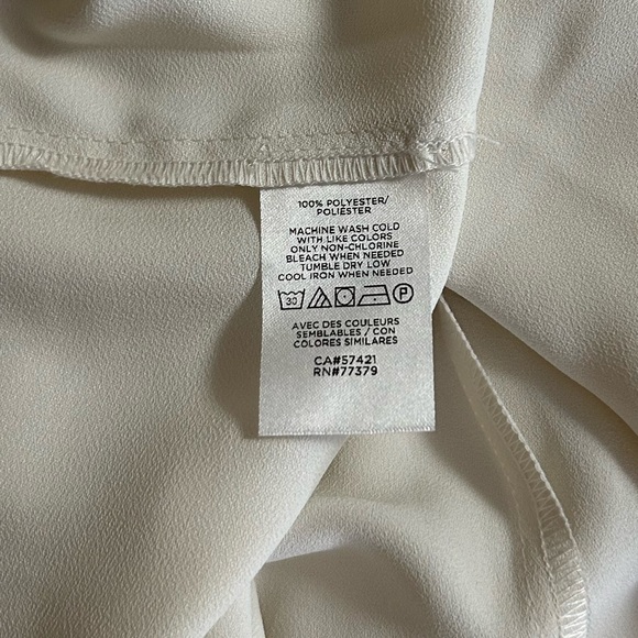 Ann Taylor Pleated Back Tie Blouse - Picture 4 of 5